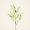 Lifelike Cream Lilac Faux Floral Stems, 30 Inch Artificial Flowers for Spring Decor, Elegant Home Accents, No Watering Needed