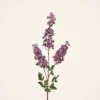 Lifelike Purple Wild Lilac Branch Faux Floral Stems, 39 Inch for Living Room Spring Decor, Farmhouse Style, No Watering Needed with Vase