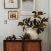 Warm Brown Lifelike Magnolia Faux Floral Stems, 38