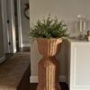 Lifelike Maidenhair Creeping Vine Faux Potted Plant, 16 Inch Green Artificial Indoor for Living Room, No Watering Needed