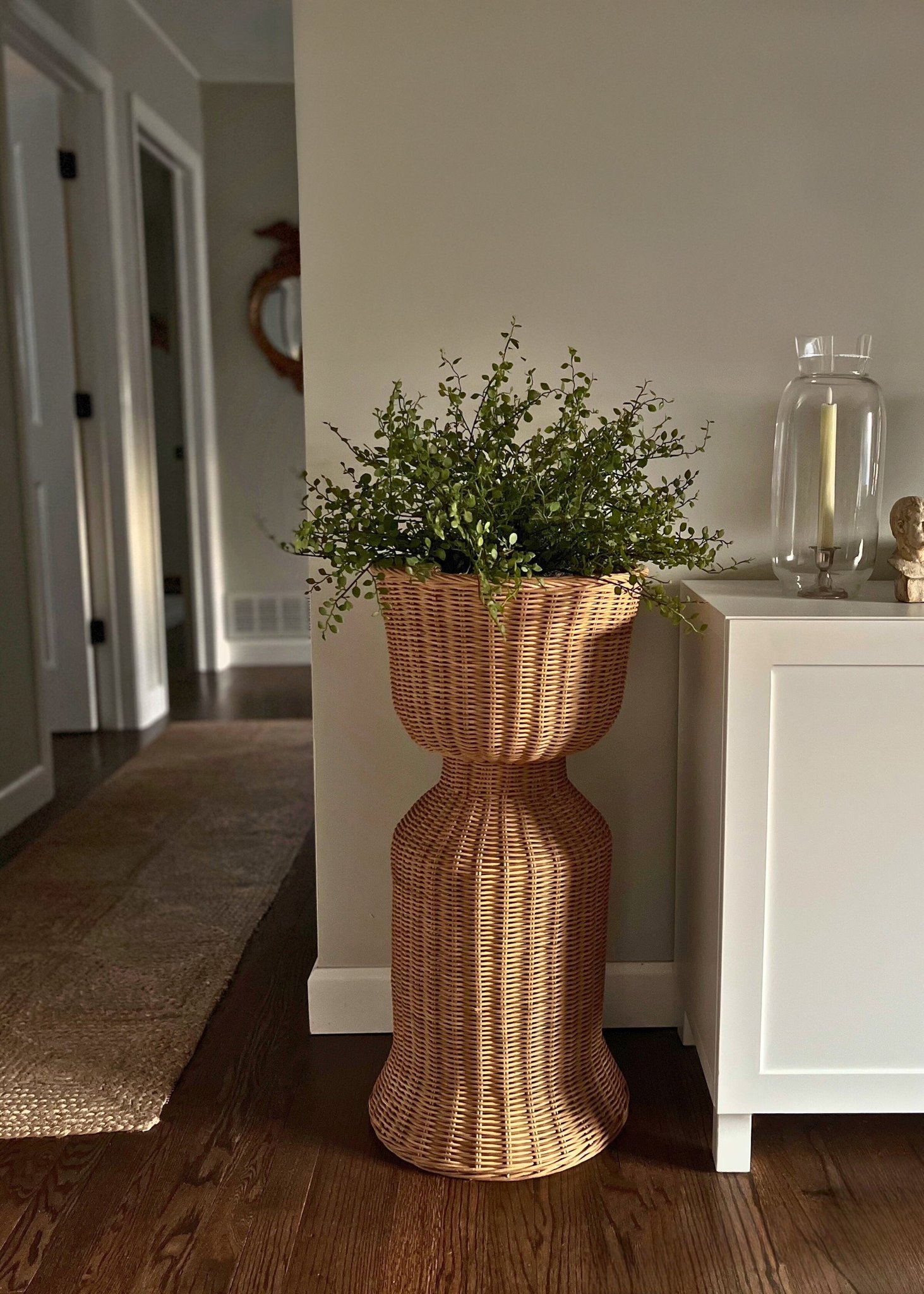 Maidenhair Creeping Vine Fake Potted Plant - 16"