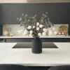 Lifelike Eucalyptus Faux Flower Arrangement, White & Green, 24 Inch Silk Floral Centerpiece for Wedding Decor, No Watering Needed Vase Not Included