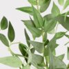 Lifelike Green Grey Ruscus Faux Floral Stems, 46