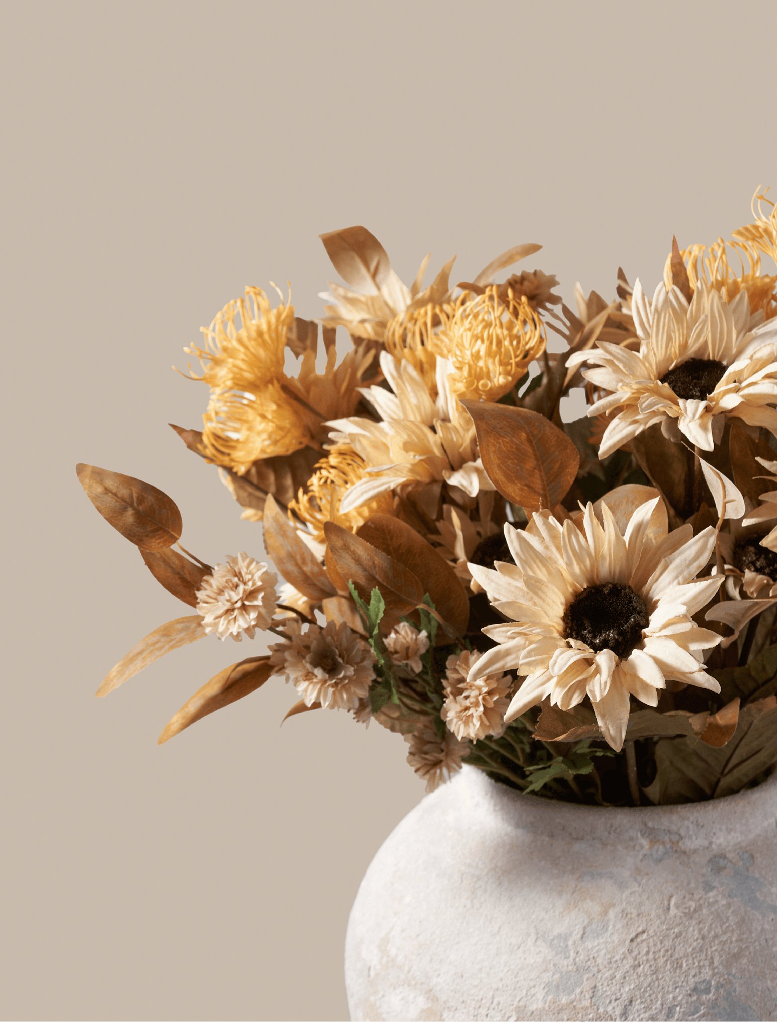 Faux Autumn Arrangement - Neutral