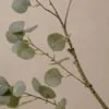 Lifelike Eucalyptus Faux Flower Arrangement, 2 Branches Artificial Greenery for Living Room, Rustic Home Decor, No Watering Needed Vase Not Included