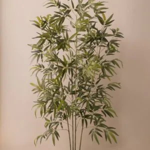 Lifelike Faux Bamboo Tree Artificial Plant 68 Inch for Living Room Outdoor Use, UV Resistant No Watering Needed Vase Not Included