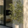 Lifelike Faux Bamboo Tree Artificial Plant 68 Inch for Living Room Outdoor Use, UV Resistant No Watering Needed Vase Not Included