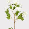 Lifelike White Hydrangea Faux Flower Arrangement, 43.5 Inch Silk Floral Centerpiece for Living Room, Modern Farmhouse Decor, No Watering Needed with