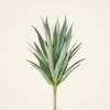 UV Resistant Artificial Yucca Plant - 27 Inch Green Tropical Outdoor for Porch Decor, Maintenance Free Indoor, Covered Outdoor Use, UV