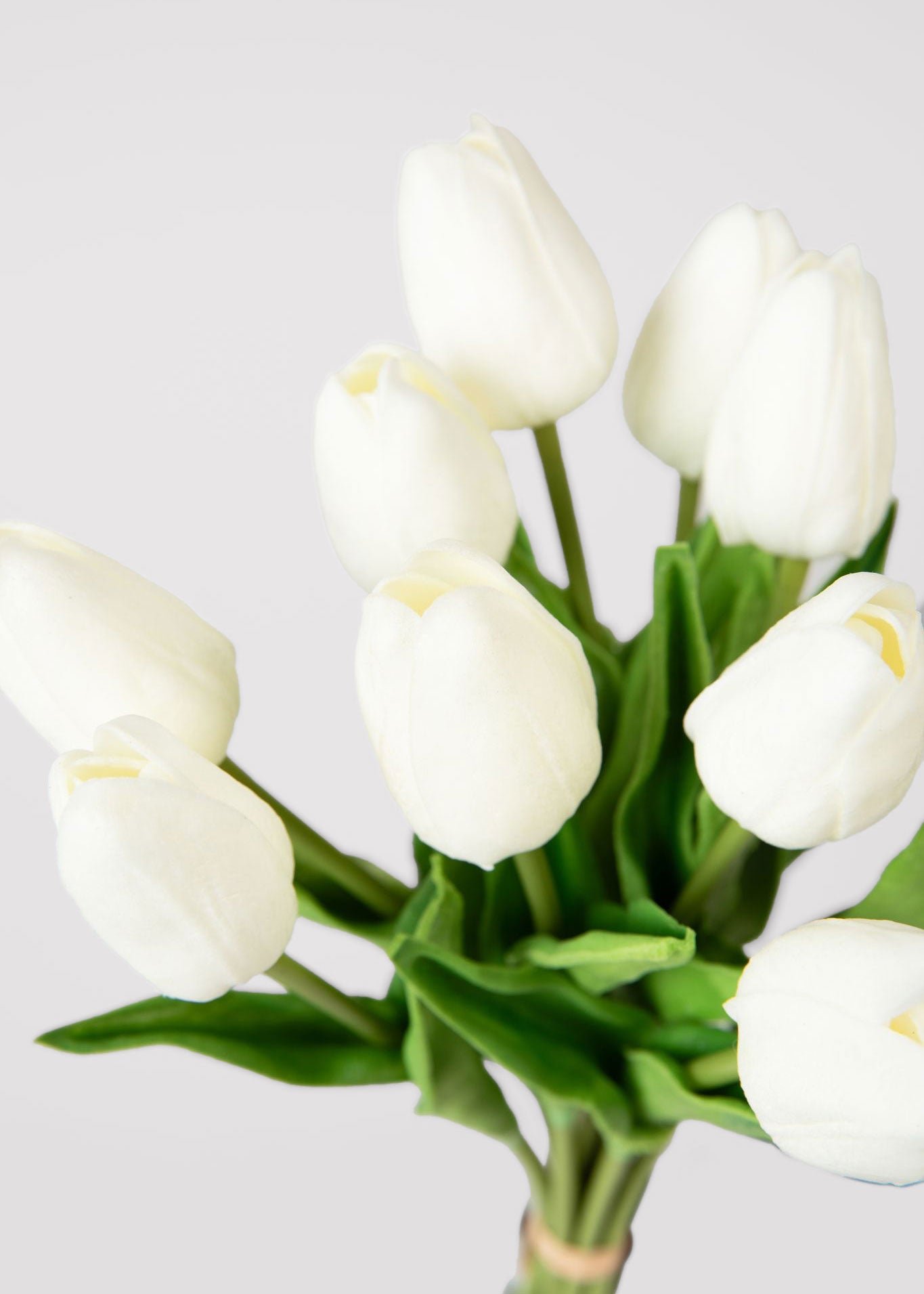 Artificial Flowers Real Touch Tulip Flower Bundle of 12