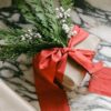 Real Touch Cedar Pine Faux Flower Arrangement, 10 Inch Artificial Greenery for Christmas Centerpiece, No Watering Needed