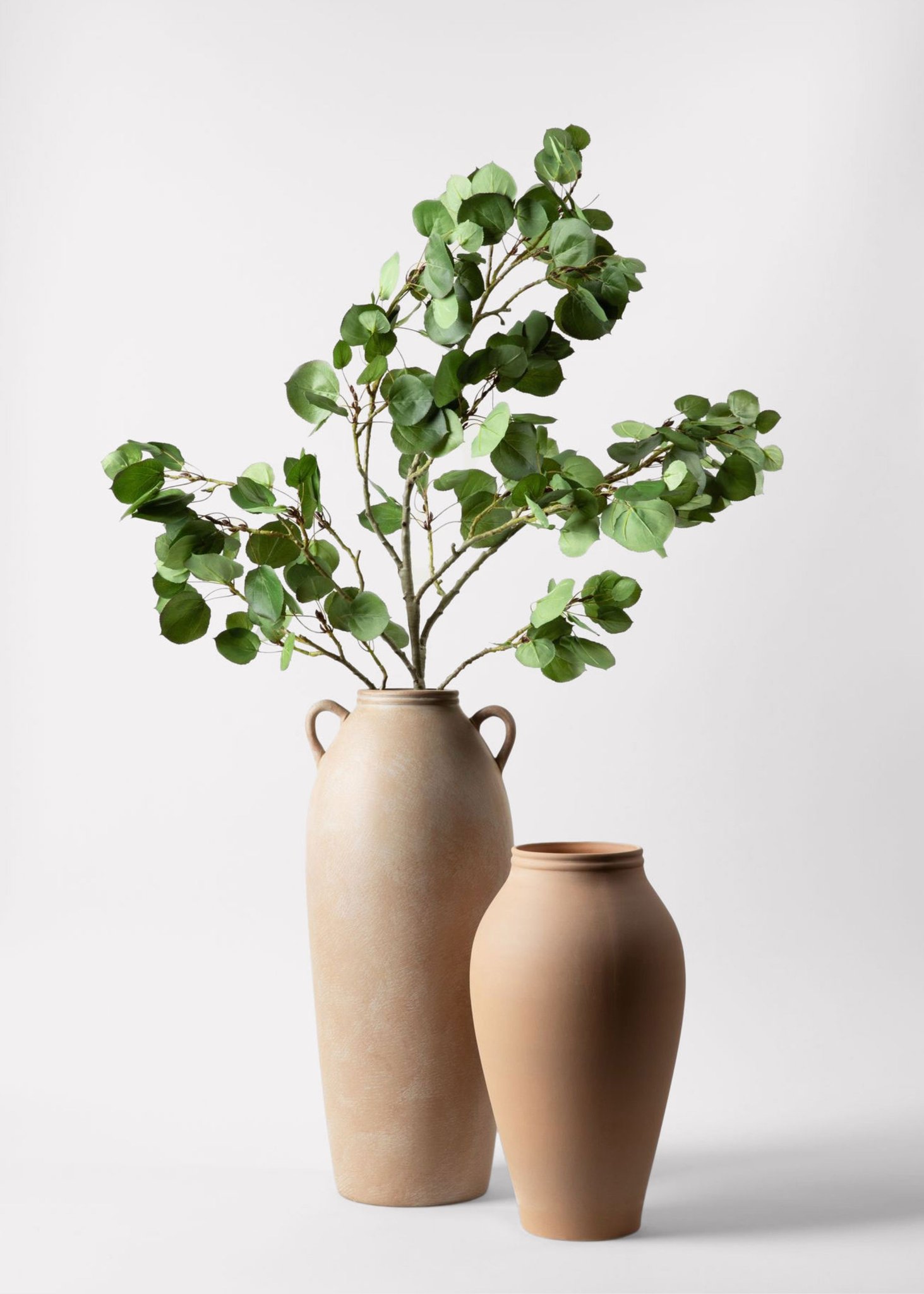 Premium Artificial Aspen Branch - 51", Silk Faux Greenery for Living Room, Rustic Home Decor, Maintenance Free