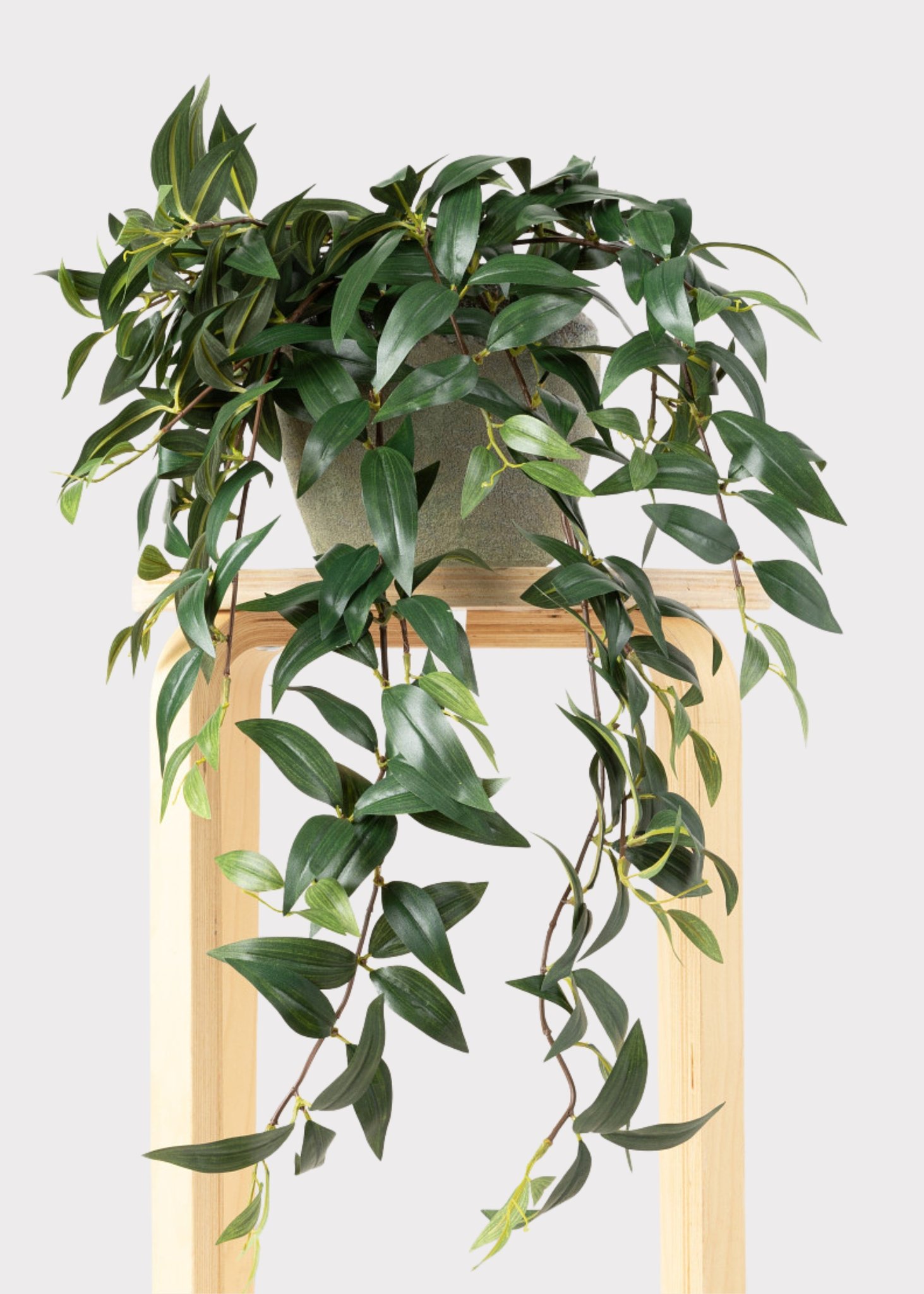 Fake Ruscus Leaf Hanging Plant - 31"