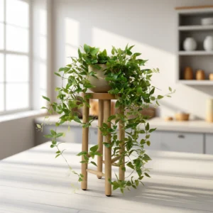Lifelike Green Tradescantia Artificial Plant, 41 Inch for Living Room, No Watering Needed, Maintenance Free with Vase