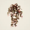 Lifelike Burgundy Blush Tradescantia Artificial Plant, 30 Inch for Living Room, Elegant Fall Decor, No Watering Needed with Vase