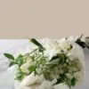 Lifelike White Tulip & Agapanthus Faux Flower Arrangement, 30 Inch Silk Floral Centerpiece for Living Room, Elegant Spring Decor, No Watering Needed
