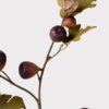 Premium Faux Fig Branch in Eggplant - 37