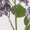 Lifelike Purple Lilac Faux Floral Stems, 34 Inch Artificial Flowers for Spring Decor, No Watering Needed with Vase