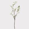 Real Touch Cream White Cherry Blossom Faux Floral Stems, 36