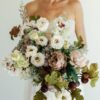 Lifelike Mauve Beige Peony Faux Flower Arrangement, 18 Inch Silk Floral for Fall Wedding Decor, Elegant Allergy Friendly