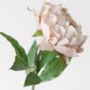 Lifelike Mauve Beige Peony Faux Flower Arrangement, 18 Inch Silk Floral for Fall Wedding Decor, Elegant Allergy Friendly