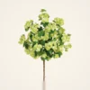 Lifelike Green Hydrangea Faux Flower Arrangement, 20 Inch Artificial Flowers for Living Room, Spring Decor, No Watering Needed with Vase