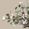 Lifelike Eucalyptus and White Magnolia Faux Flower Arrangement, 30 Inch Silk Floral Centerpiece for Spring Decor, No Watering Needed, Vase Not