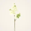 Lifelike Cream Lilac Faux Flower Arrangement, 25 Inch Artificial Flowers for Wedding Centerpiece, Spring Decor, No Watering Needed