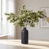 Lifelike Olive Green Berry Faux Flower Arrangement, 3 Stems for Modern Winter Decor, No Watering Needed Vase Not Included