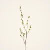 Lifelike Green Buds Faux Floral Stems, 40 Inch Artificial Branch for Spring Decor, No Watering Needed with Vase