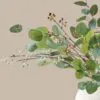 Lifelike Eucalyptus and Neutral Berry Faux Flower Arrangement, 31 Inch Silk Floral Centerpiece for Living Room, Rustic Fall Decor, Maintenance Free