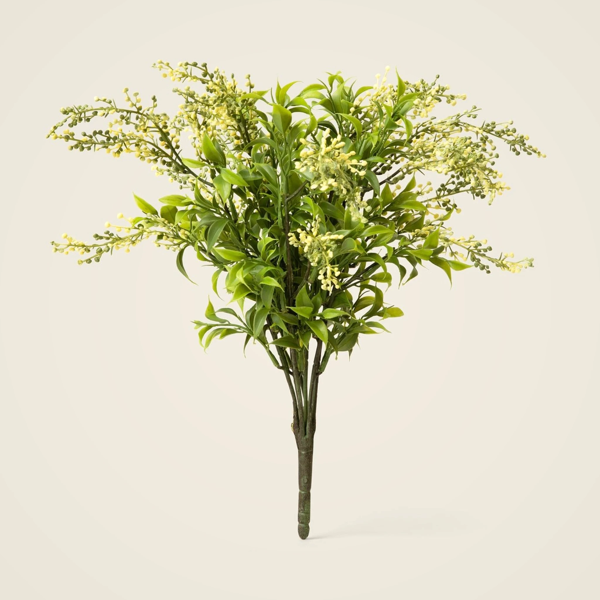 Lifelike Green Sedum Succulent Plant Arrangement, 19 Inch Artificial Potted for Living Room, Luxury Home Decor, No Watering Needed with Vase